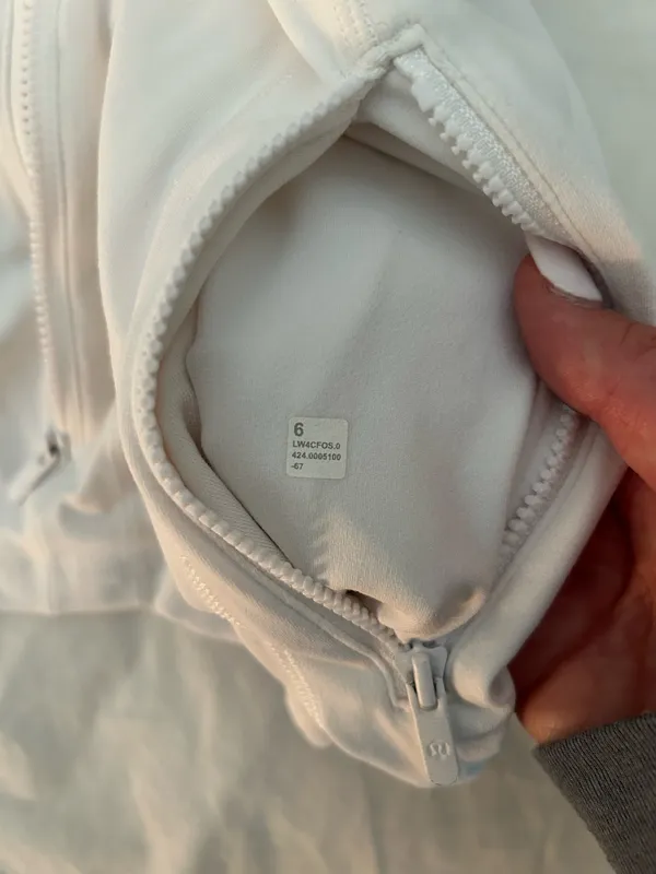 White Lululemon Define Jacket - Image 6