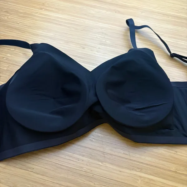 Shapermint XL Black Essential Smoothing Comfort Wireless Bra 13402 Stretch - Image 5