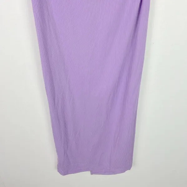 NWT Six/Fifty The Everly One-Shoulder Midi Dress Ribbed Purple Size Medium M NEW - Image 13