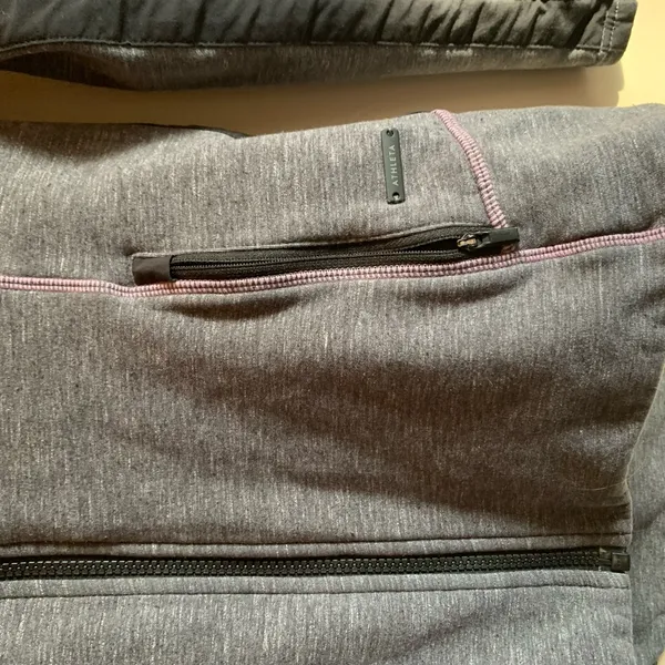 Athleta Women’s Size Small Jacket Athletic Workout Yoga Running Full Zip Purple - Image 3