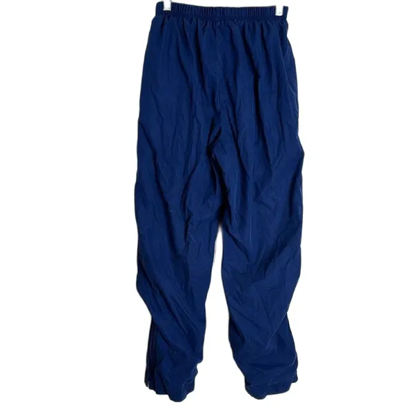 Vtg‎ Nike 90s ladies navy blue cotton athletic lounge pants size 24”medium - Image 7