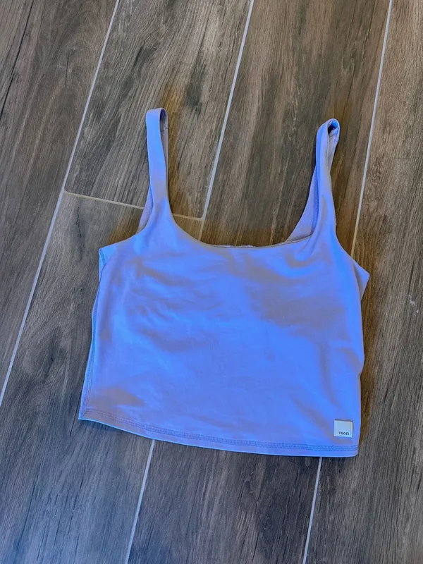 Vuori Daily Crop Tank Zinnia Purple Size S VW1027 - Image 8