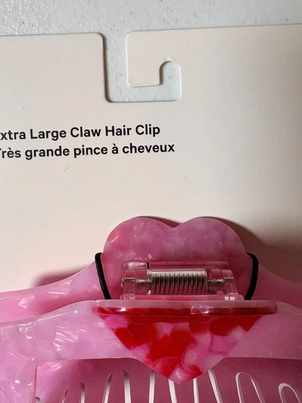 Lululemon Extra Large Claw Hair Clip. NWT Valentines Drop - Image 2