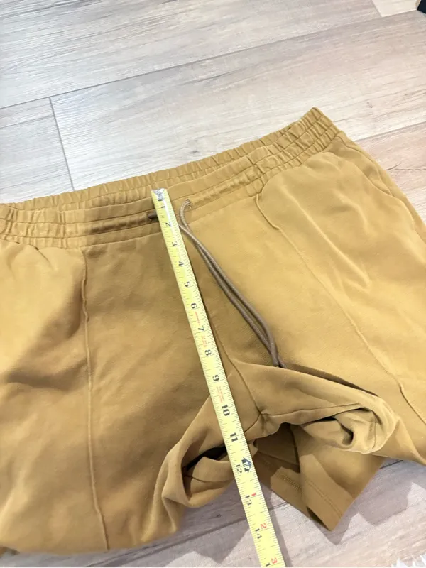 A new Day Seam Crop Sweat Pants Mustard Yellow XL - Image 7