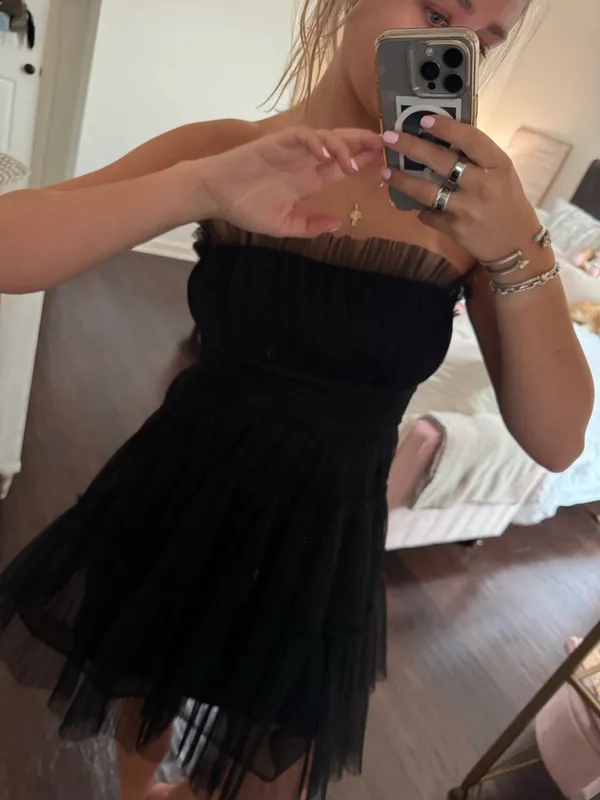 Black mini dress - Image 2