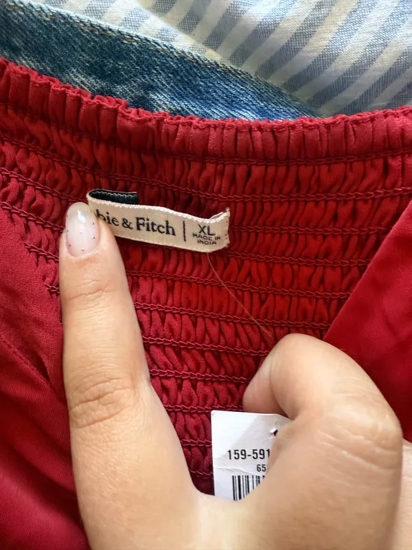 Abercrombie red dress - Image 3