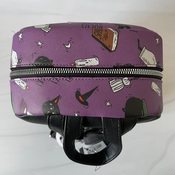 Hot Topic Bioworld x Hocus Pocus Icons Mini Backpack- Purple- NWT - Image 9