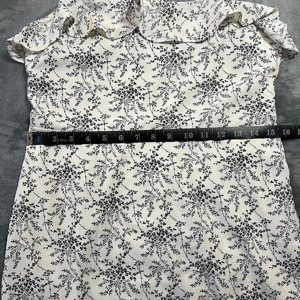 Altar’d State Sleeveless Ruffle Trim Floral Print Dress Size M Going Out Party - Image 10