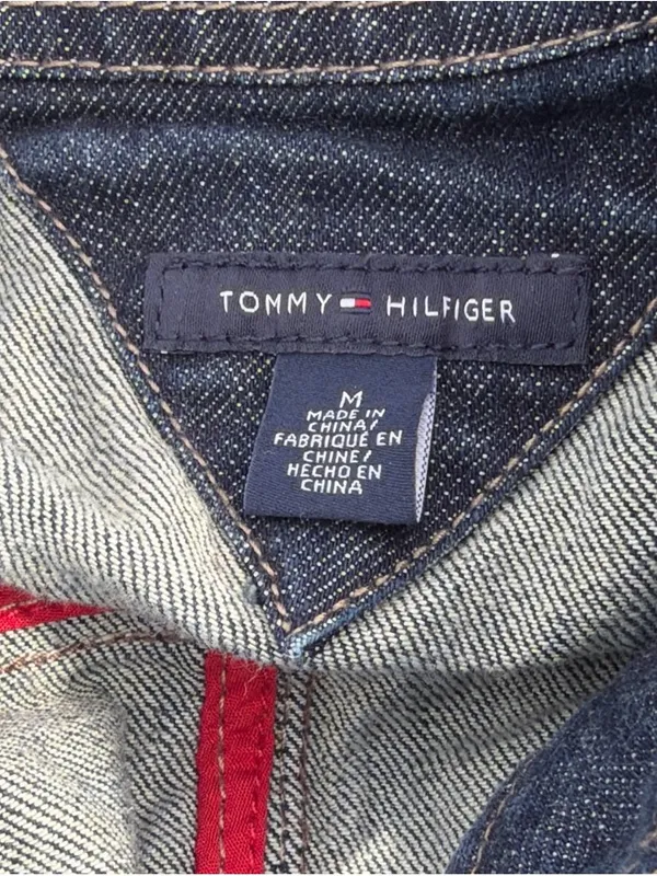 Tommy Hilfiger Dark Blue Denim‎ Button-Up Jacket - Image 3