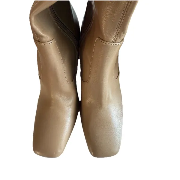 Sarto by Franco Sarto Flexa Over-the-Knee Boots – Camel Leather – US 6.5 – NEW - Image 6