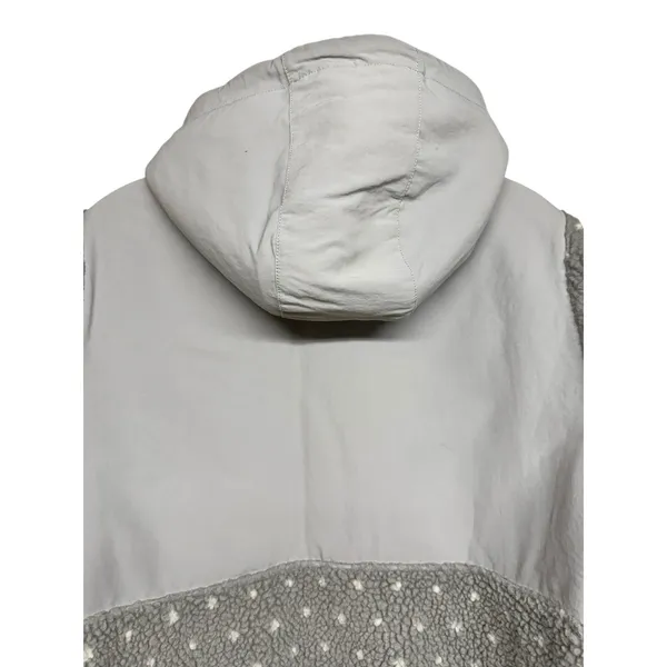 Patagonia Shelled Retro-X Pullover Hooded Salt Grey Gray Heather Women's Size XL - Image 4