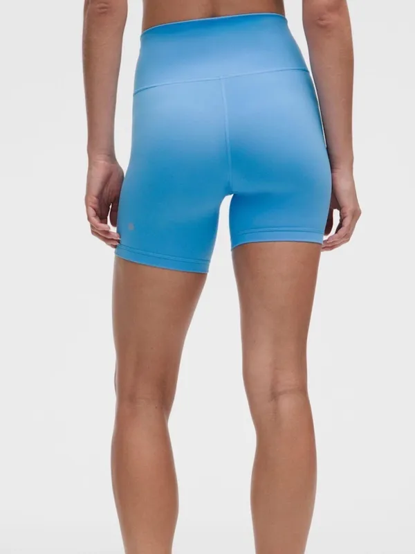 Lululemon Wunder Train No Line High-Rise Short 6" In Ocean Wave Size 8 NWOT - Image 2