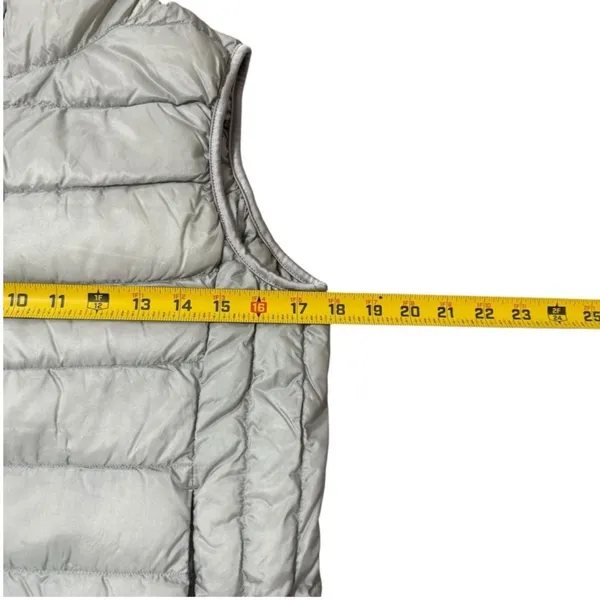 Uniqlo Ultra Light‎ Down Vest Puffer Sleeveless Full Zip Casual Gray M - Image 5