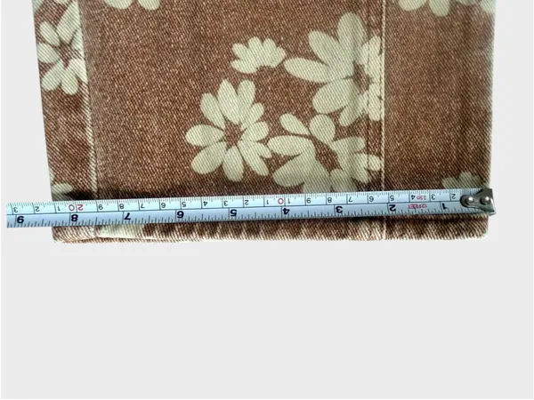 Entro Floral Print Barrel Pants Size S - Image 10