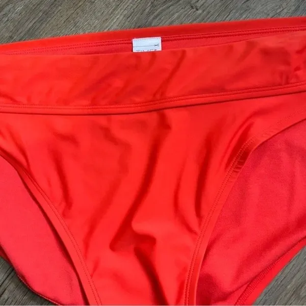 Time and Tru Orange Mid Rise High Cut Bikini Bottoms Plus Size 3X NWT - Image 7