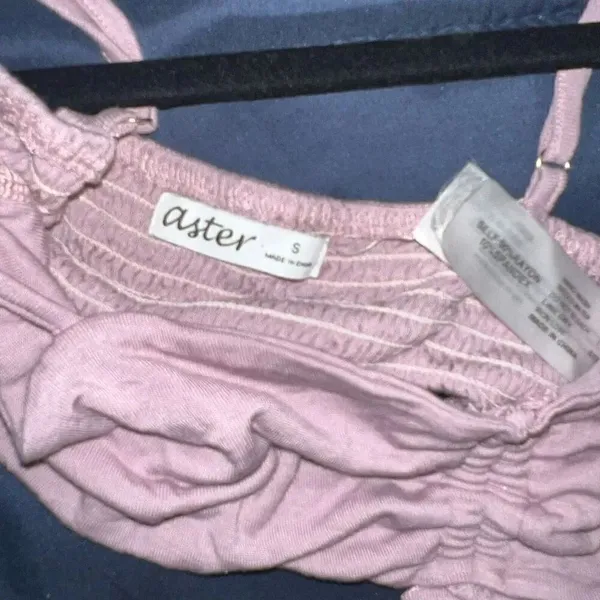 💖5/$40 Aster smoothie pink bralette crop top size S - Image 4