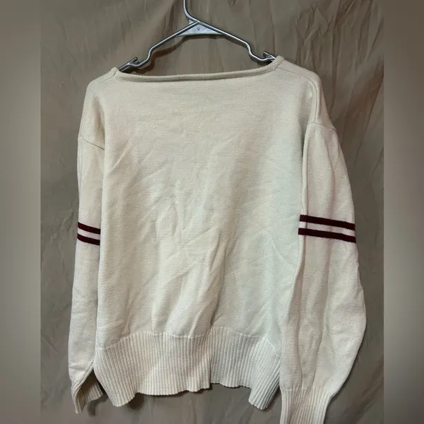 Taylor Swift Collegiate Knit Sweater - Red TS Era - Image 3