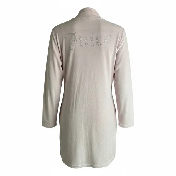Juicy Couture Pink‎ Velour Embellished Logo Nightshirt Sleepshirt Lounge L - Image 2