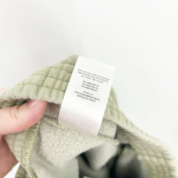 TNA Aritzia Women Sage Green Cozy Fleece Perfect Fit Jogger Sweatpants Size S - Image 6