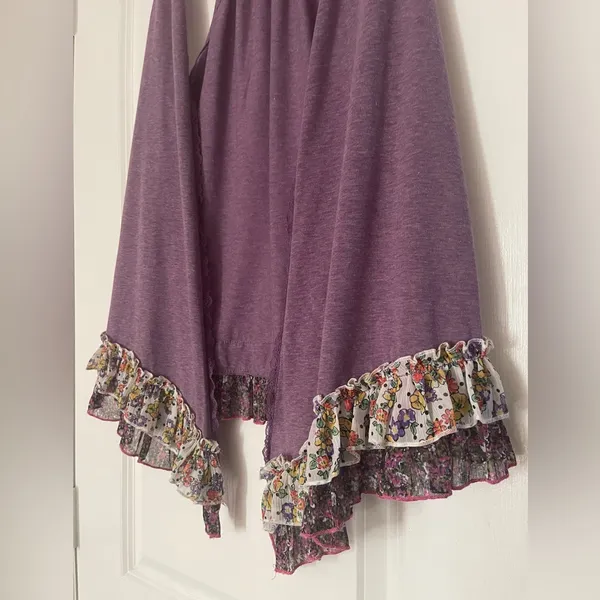 Cute Purple Layering Jacket - Stylish Accessory Piece - Size L - Image 2