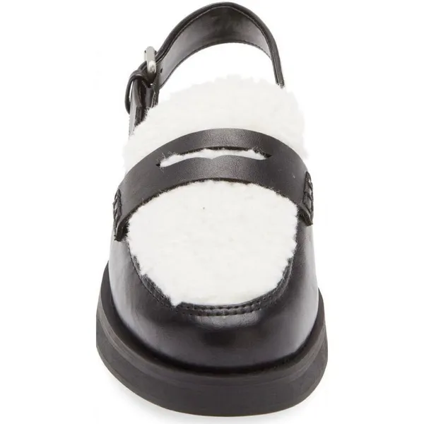 ✨Abound Luciana Faux Shearling Slingback Sz 6 Loafer Mule✨ - Image 4