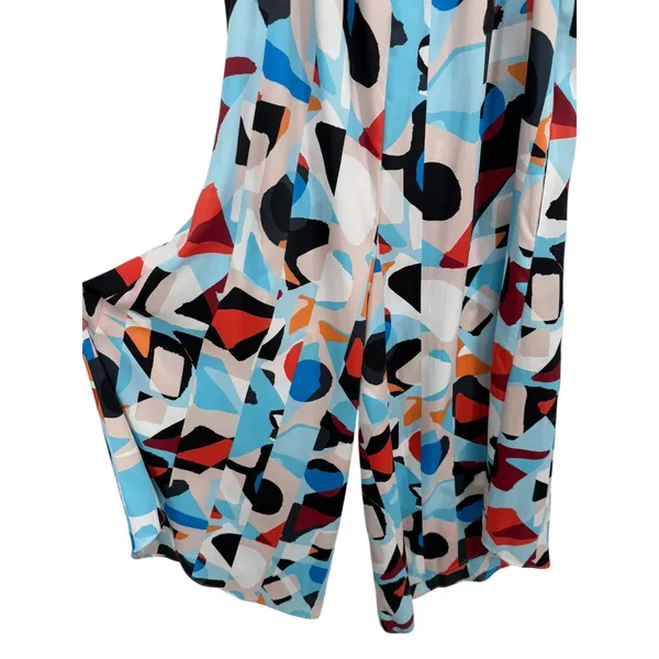 NWT Anthropologie Women's Breezy Wide Leg Jumpsuit Geometric Print Size‎ Small - Image 13