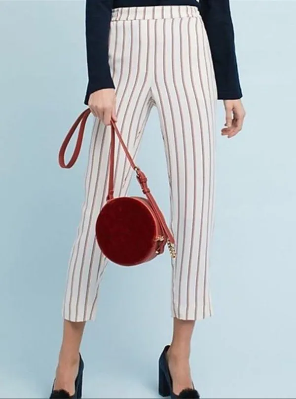 Anthropologie The Essential Pull-On Trouser Stripe - Image 2