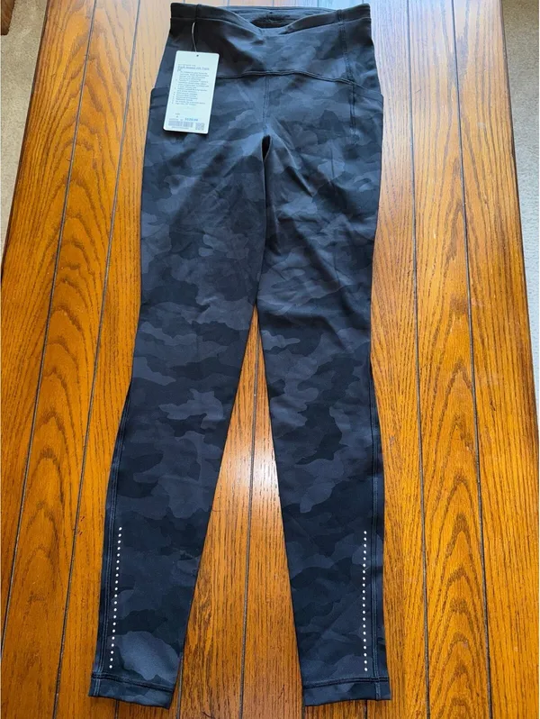 Lululemon Swift Speed With Pockets High Rise 28” Heritage Camo Black Size 4 NWT - Image 2
