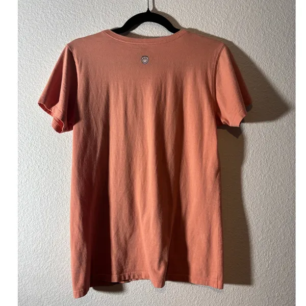 Life is Good Women's Size S Turtle Graphic Simplify Coral Orange Classic Fit Tee - Image 3