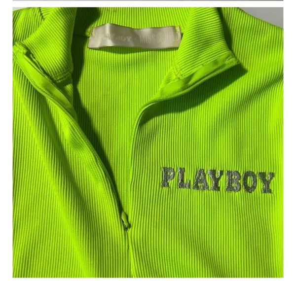 Playboy Misguided Crop Top - Image 2