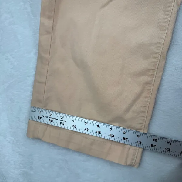 Mother‎ The Manhattan Wide Leg Pants Peach Cotton Lyocell High Rise Sz 23 NOTE - Image 9