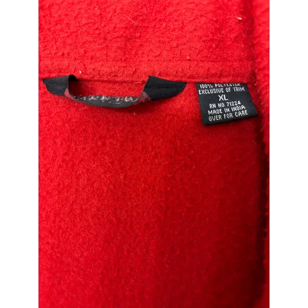 Take Two Red Fleece Bird Jacket, XL - Image 4