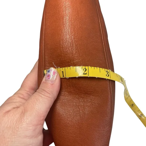 Vintage Cabra Nappa Brown Leather Handbag‎ Mini Purse Clip Closure Argentina - Image 13