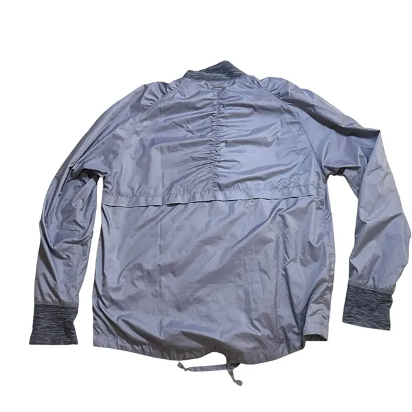 prAna Center Jacket Techwear Bomber DWR Blue Purple Women’s Small Outdoor Hiking - Image 2