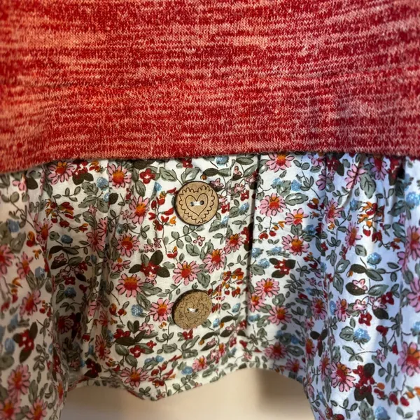 Joe Browns Women’s Shirt Tunic Owl‎ Embroidery Floral Cotton Blend Orange Size 8 - Image 5