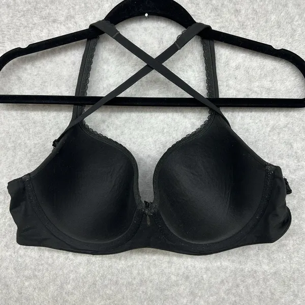 Victoria’s Secret Body by Victoria Black Lined Demi Underwire Bra 36D - Image 6
