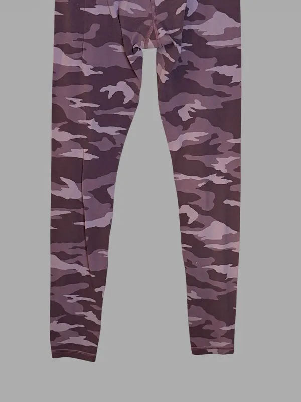Athleta Girls' Plum Camo High-Rise Leggings - Image 7