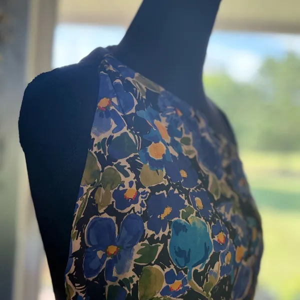 Zara Floral One-Shoulder Blouse - size M - Image 3