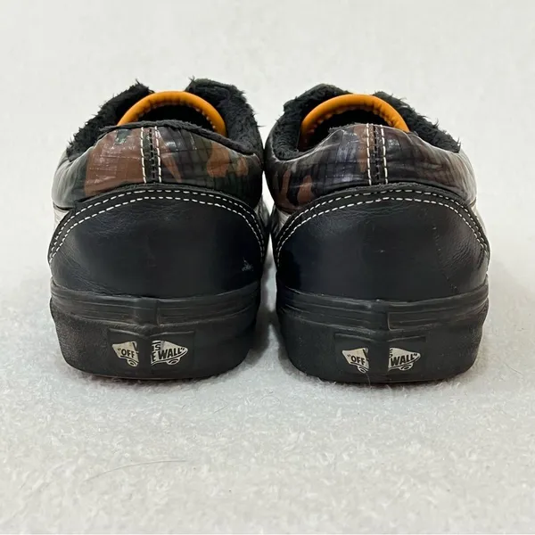 Vans Black Camouflage Old Skool MTE All-Weather Skate Shoes Size 9 - Image 10