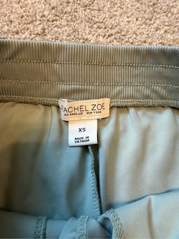 Rachel Zoe Sage Green Cargo Jogger Pants - Image 3
