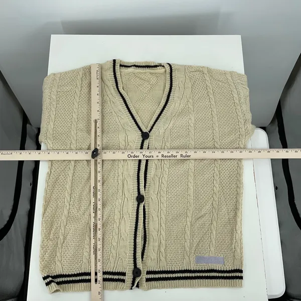 Women's Cardigan Star Embroidery Knit Open Front Cardigan V‎ Neck Long Sleeve - Image 5