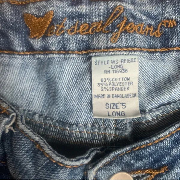 Y2k Wet Seal Low Rise Straight Leg Jeans - Image 4