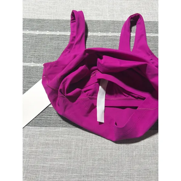 Lululemon Align Tank Top Magenta Purple Nulu Yoga Crop Top Size 4 - Image 4