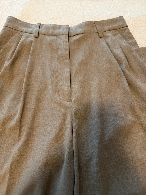H&M Beige Wide-Leg Women's Pants - Image 7