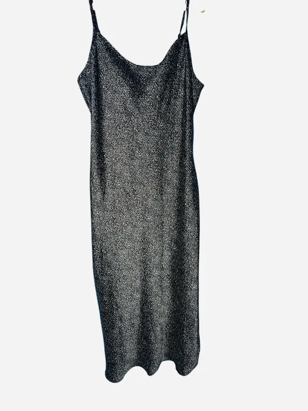 Bailey/ 44 Brown Cowl Neck Reptile Print Satin Midi Slip Dress - Image 3