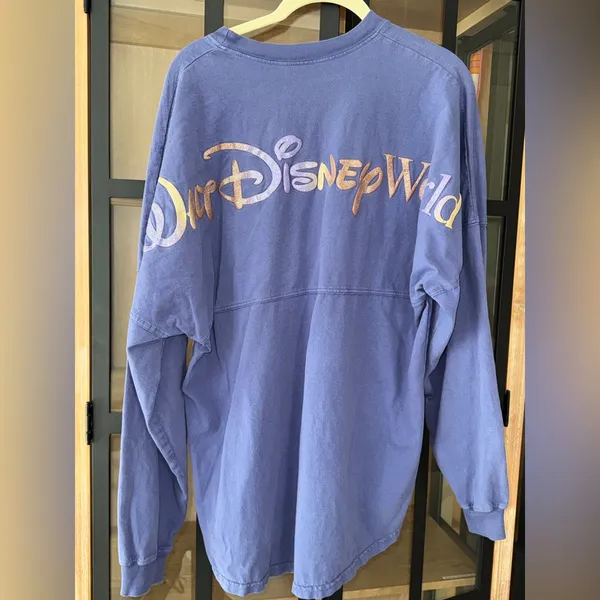 Walt Disney World 50th Anniversary Spirit Jersey tee pullover LongSleeve glitter - Image 12