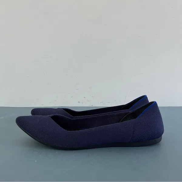 Rothy’s The Point Blue Washable‎ Knit Ballet Flats - Image 2