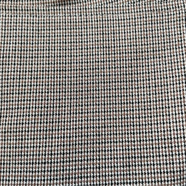 Zara Brown Plaid Square Neck Dress Size XS - Image 3