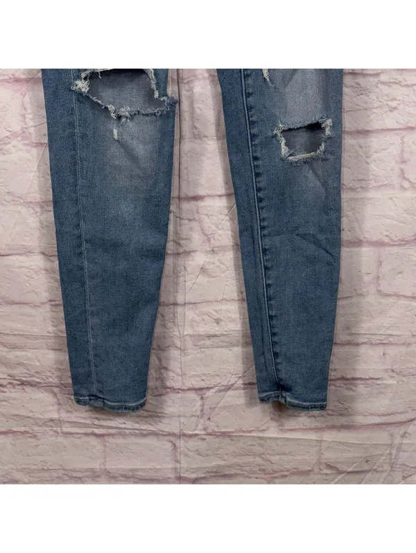 American Eagle Hi-Rise Jegging Women’s Size 00 Short Distressed Skinny Jeans - Image 4