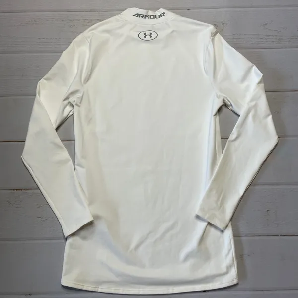 Under Armour - Men’s White Fitted Thermal Top - Size Small - Image 3